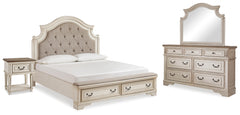 J&M Furniture - Ashley Furniture - Realyn King Storage Bed, Dresser, Mirror and Nightstand - King Storage Bed, Dresser, Mirror and Nightstand - B743B59