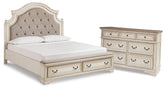 J&M Furniture - Ashley Furniture - Realyn King Panel Storage Bed and Dresser - King Panel Storage Bed and Dresser - B743B74