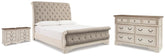 J&M Furniture - Ashley Furniture - Realyn King Sleigh Bed, Dresser and 2 Nightstands - King Sleigh Bed, Dresser and 2 Nightstands - B743B95