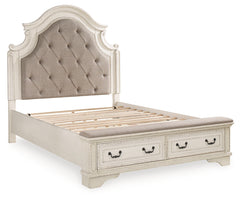 Realyn Queen Upholstered Storage Bed