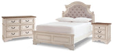J&M Furniture - Ashley Furniture - Realyn Full Panel Bed, Dresser and Nightstand - Full Panel Bed, Dresser and Nightstand - B743B26