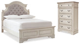 J&M Furniture - Ashley Furniture - Realyn Full Panel Bed and Chest - Full Panel Bed and Chest - B743B42