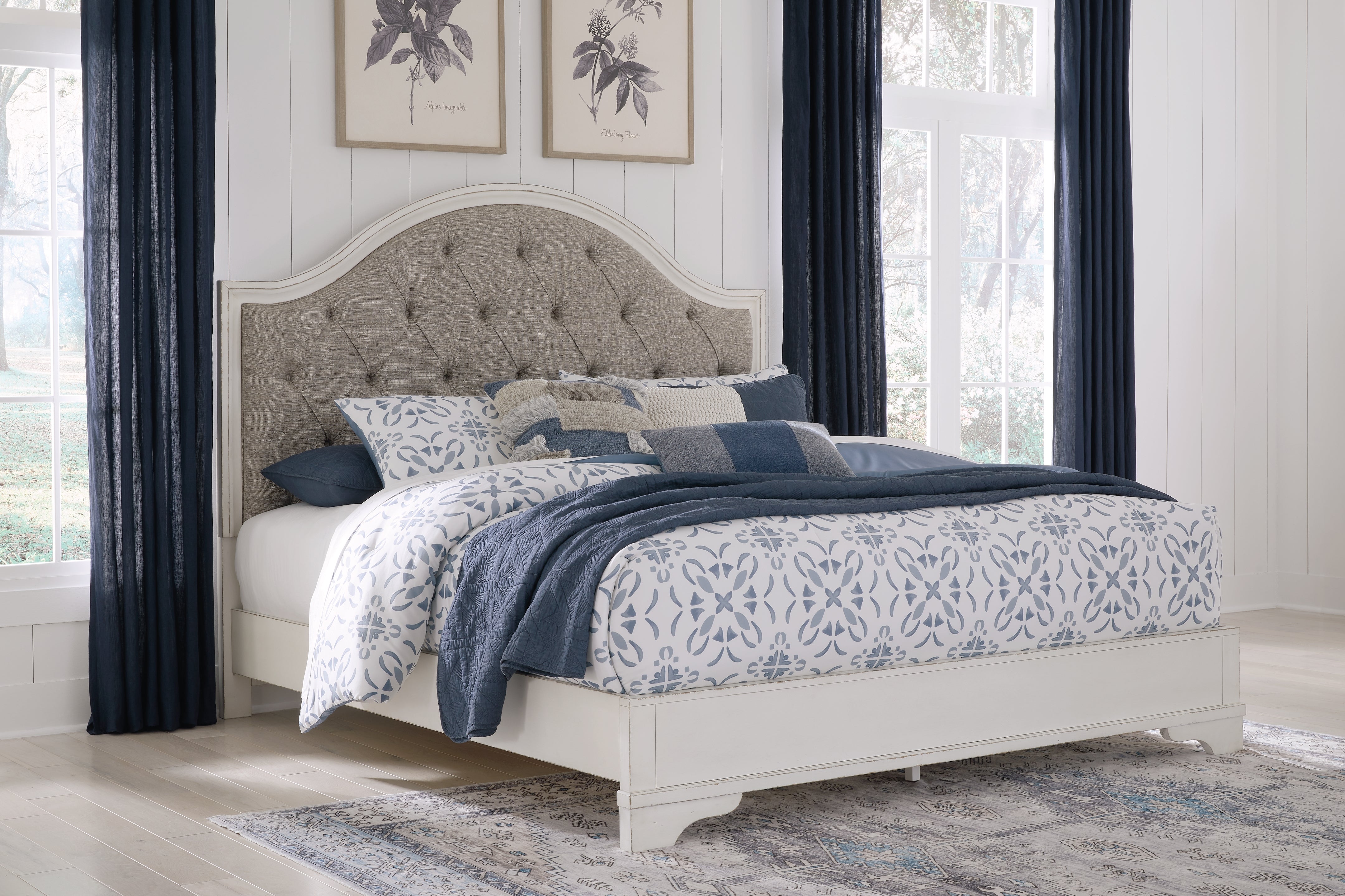 J&M Furniture - Ashley Furniture - Blendon King Upholstered Panel Bed - King Upholstered Panel Bed - B747B3