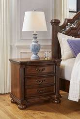 J&M Furniture - Ashley Furniture - Lavinton Nightstand - Three Drawer Night Stand - B764-93