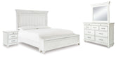 J&M Furniture - Ashley Furniture - Kanwyn Queen Panel Storage Bed, Dresser, Mirror and Nightstand - Queen Panel Storage Bed, Dresser, Mirror and Nightstand - B777B19