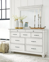 J&M Furniture - Ashley Furniture - Kanwyn Dresser and Mirror - Dresser and Mirror - B777B1