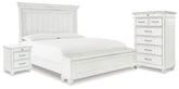 J&M Furniture - Ashley Furniture - Kanwyn King Panel Storage Bed, Chest and Nightstand - King Panel Storage Bed, Chest and Nightstand - B777B30