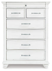 Kanwyn King Panel Storage Bed, Chest and Nightstand