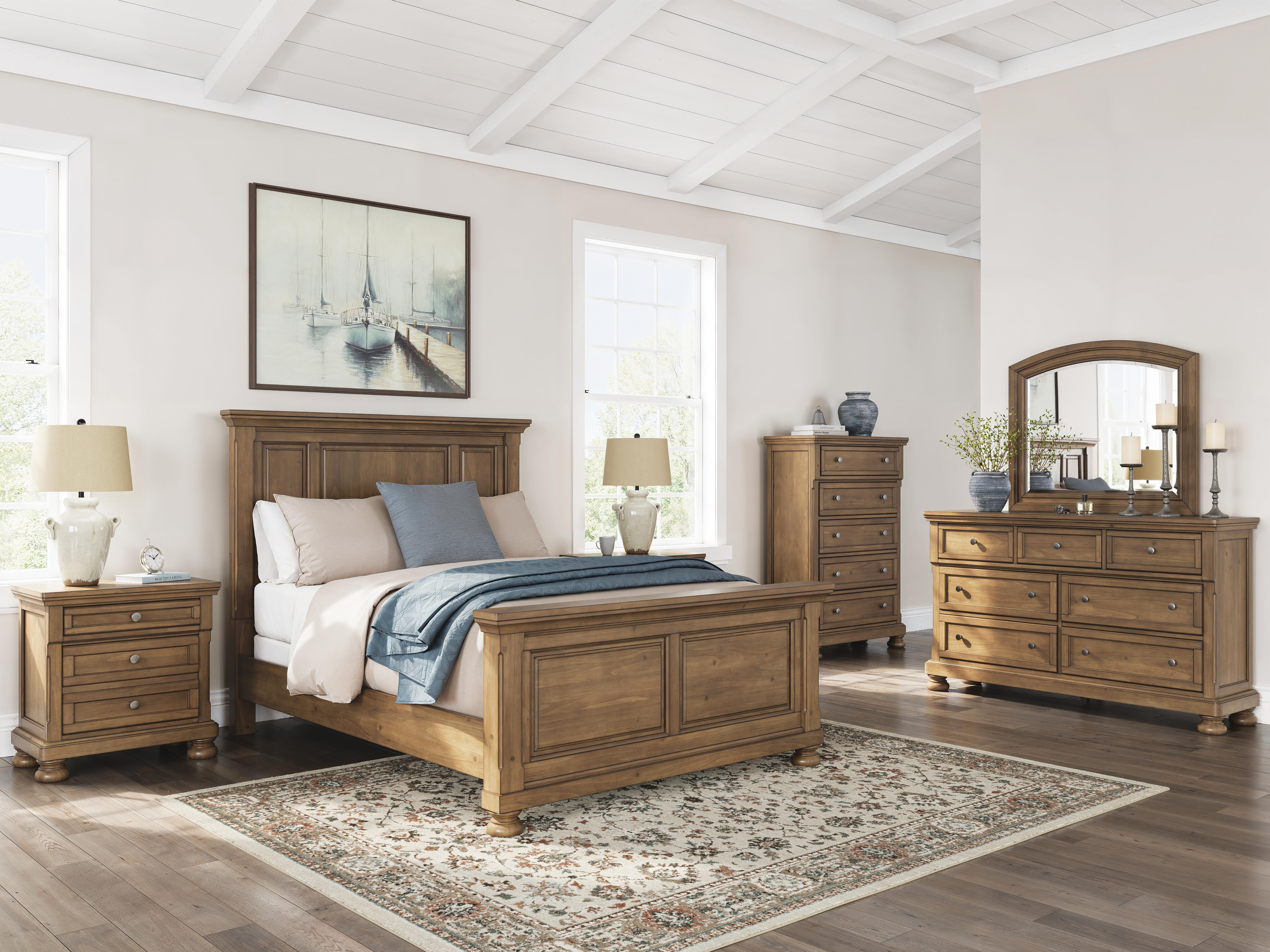 J&M Furniture - Ashley Furniture - Feddinger Queen Panel Bed, Dresser, Mirror, Chest and 2 Nightstands - Queen Panel Bed, Dresser, Mirror, Chest and 2 Nightstands - PCB779B19