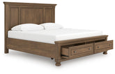 J&M Furniture - Ashley Furniture - Feddinger King Panel Storage Bed - King Panel Storage Bed - PCB779B12