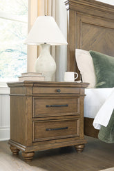 J&M Furniture - Ashley Furniture - Karallin Nightstand - Three Drawer Night Stand - PCB782-93