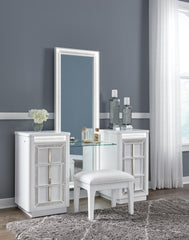 J&M Furniture - Ashley Furniture - Chalanna Vanity, Mirror and Stool - Vanity, Mirror and Stool - B822B6