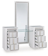 J&M Furniture - Ashley Furniture - Chalanna Vanity with Mirror - Vanity with Mirror - B822B7