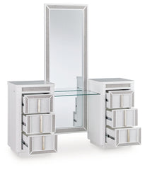 J&M Furniture - Ashley Furniture - Chalanna Vanity with Mirror - Vanity with Mirror - B822B7