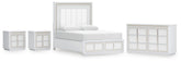 J&M Furniture - Ashley Furniture - Chalanna Queen Storage Bed, Dresser and 2 Nightstands - Queen Storage Bed, Dresser and 2 Nightstands - B822B9