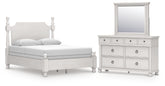 J&M Furniture - Ashley Furniture - Rowlenstown Queen Poster Bed, Dresser and Mirror - Queen Poster Bed, Dresser and Mirror - PCB823B3