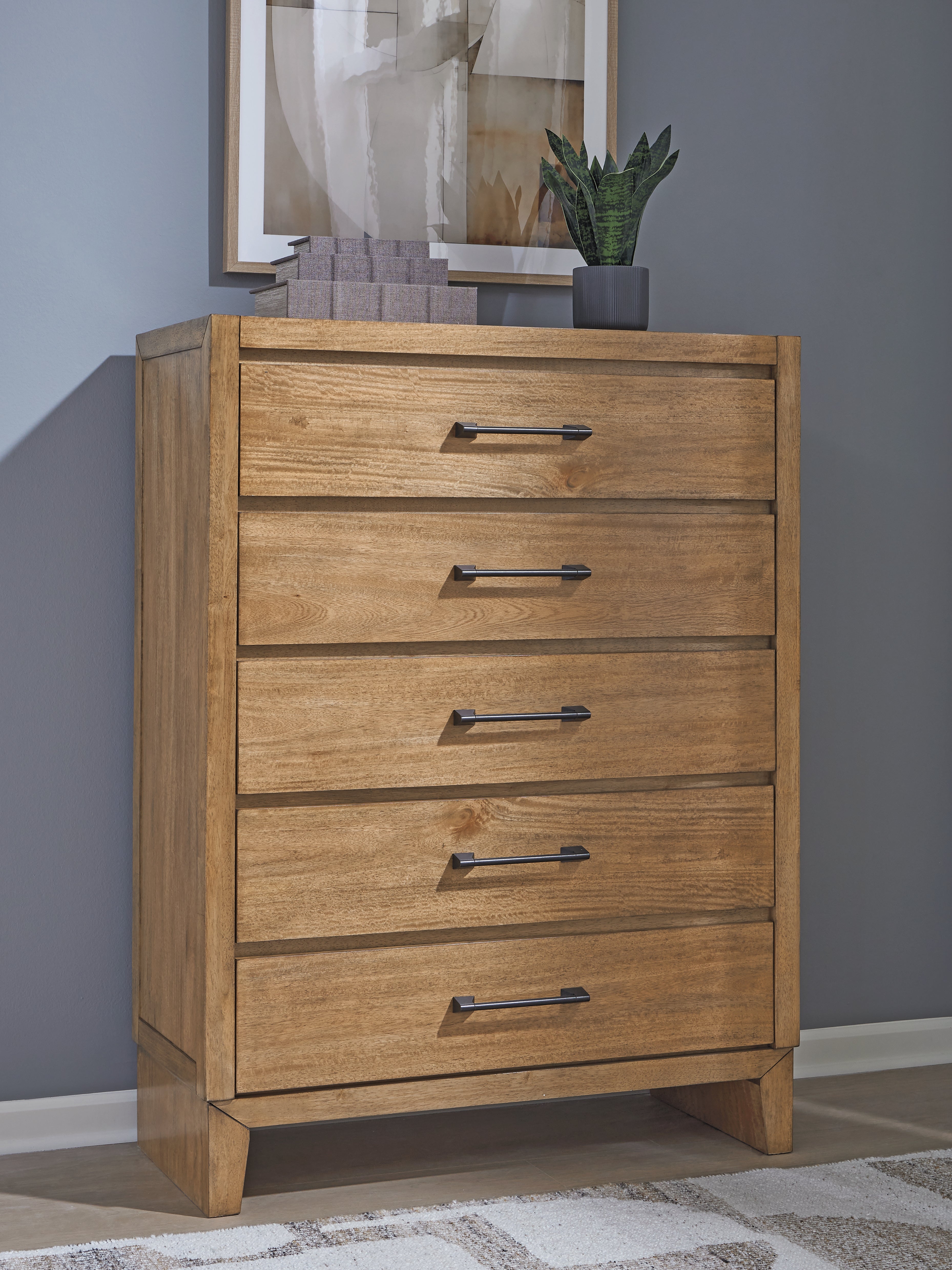 J&M Furniture - Ashley Furniture - Sherbana Chest of Drawers - Five Drawer Chest - B833-46