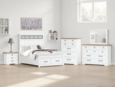 J&M Furniture - Ashley Furniture - Ashbryn Queen Panel Storage Bed - Queen Panel Storage Bed - B844B2
