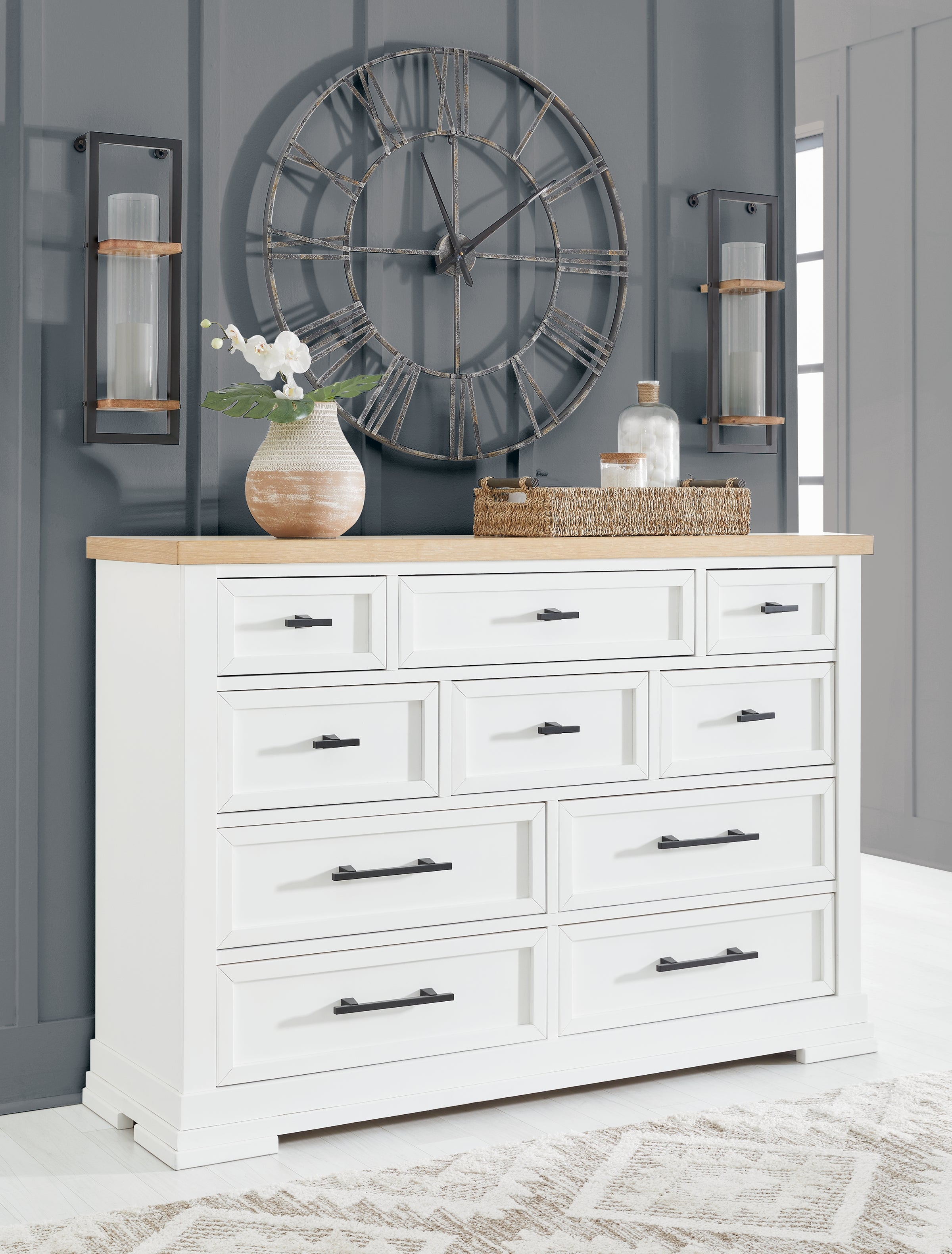 J&M Furniture - Ashley Furniture - Ashbryn Dresser - Dresser - B844-31