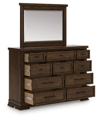 J&M Furniture - Ashley Furniture - Taffenbrook Dresser and Mirror - Dresser and Mirror - B849B1