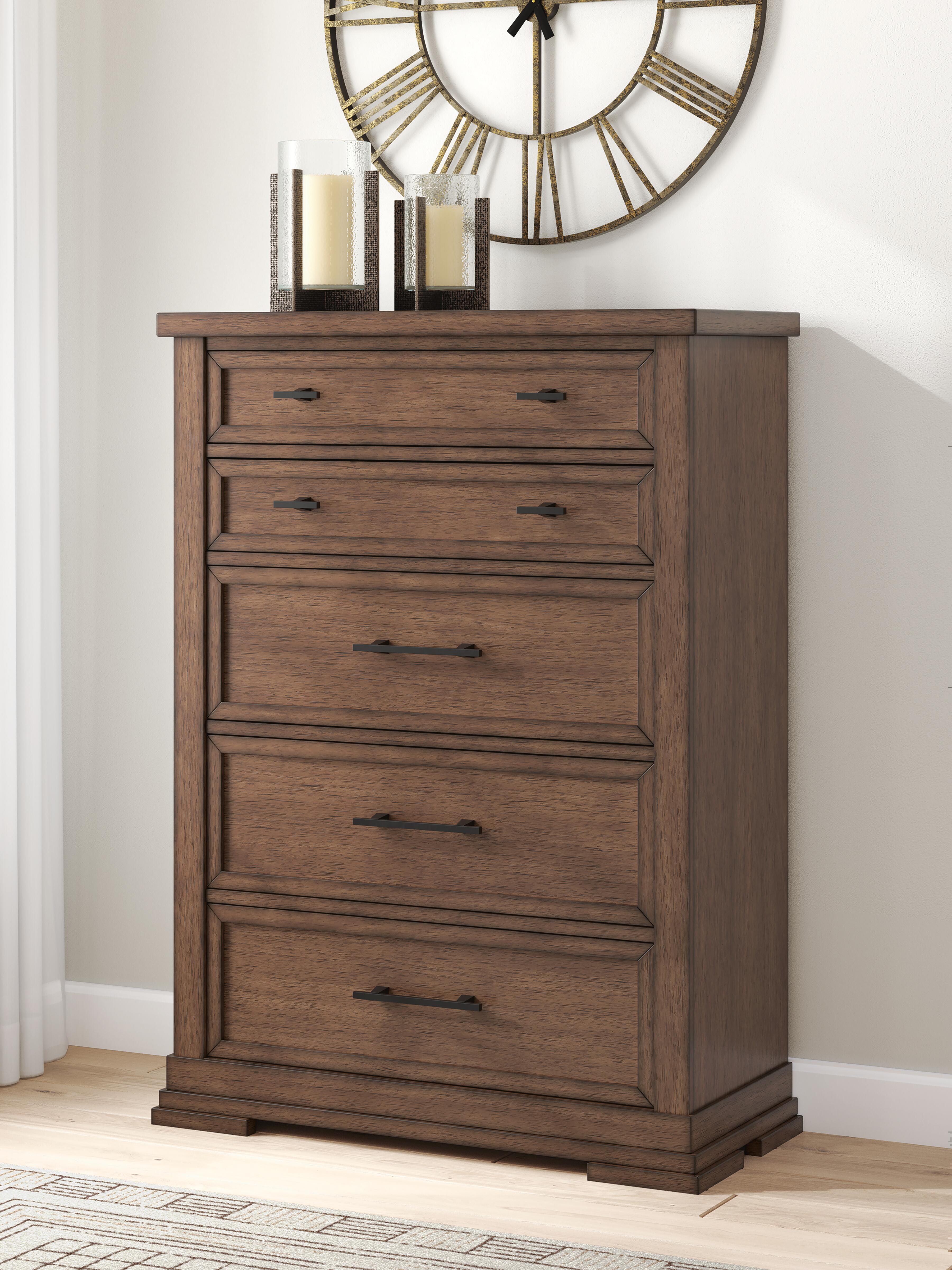 J&M Furniture - Ashley Furniture - Taffenbrook Chest of Drawers - Five Drawer Chest - B849-46