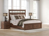 J&M Furniture - Ashley Furniture - Taffenbrook California King Panel Storage Bed - California King Panel Storage Bed - B849B5