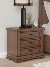 J&M Furniture - Ashley Furniture - Taffenbrook Nightstand - Three Drawer Night Stand - B849-93