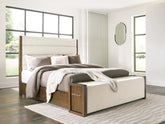 J&M Furniture - Ashley Furniture - Marxmore Queen Upholstered Storage Bed - Queen Upholstered Storage Bed - B863B2