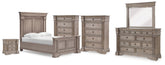 J&M Furniture - Ashley Furniture - Blairhurst Queen Panel Bed, Dresser, Mirror, 2 Chests and Nightstand - Queen Panel Bed, Dresser, Mirror, 2 Chests and Nightstand - B916B12