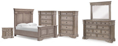 J&M Furniture - Ashley Furniture - Blairhurst Queen Panel Bed, Dresser, Mirror, 2 Chests and Nightstand - Queen Panel Bed, Dresser, Mirror, 2 Chests and Nightstand - B916B12