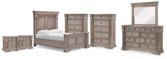 J&M Furniture - Ashley Furniture - Blairhurst Queen Panel Bed. Dresser, Mirror, 2 Chests and 2 Nightstands - Queen Panel Bed. Dresser, Mirror, 2 Chests and 2 Nightstands - B916B13