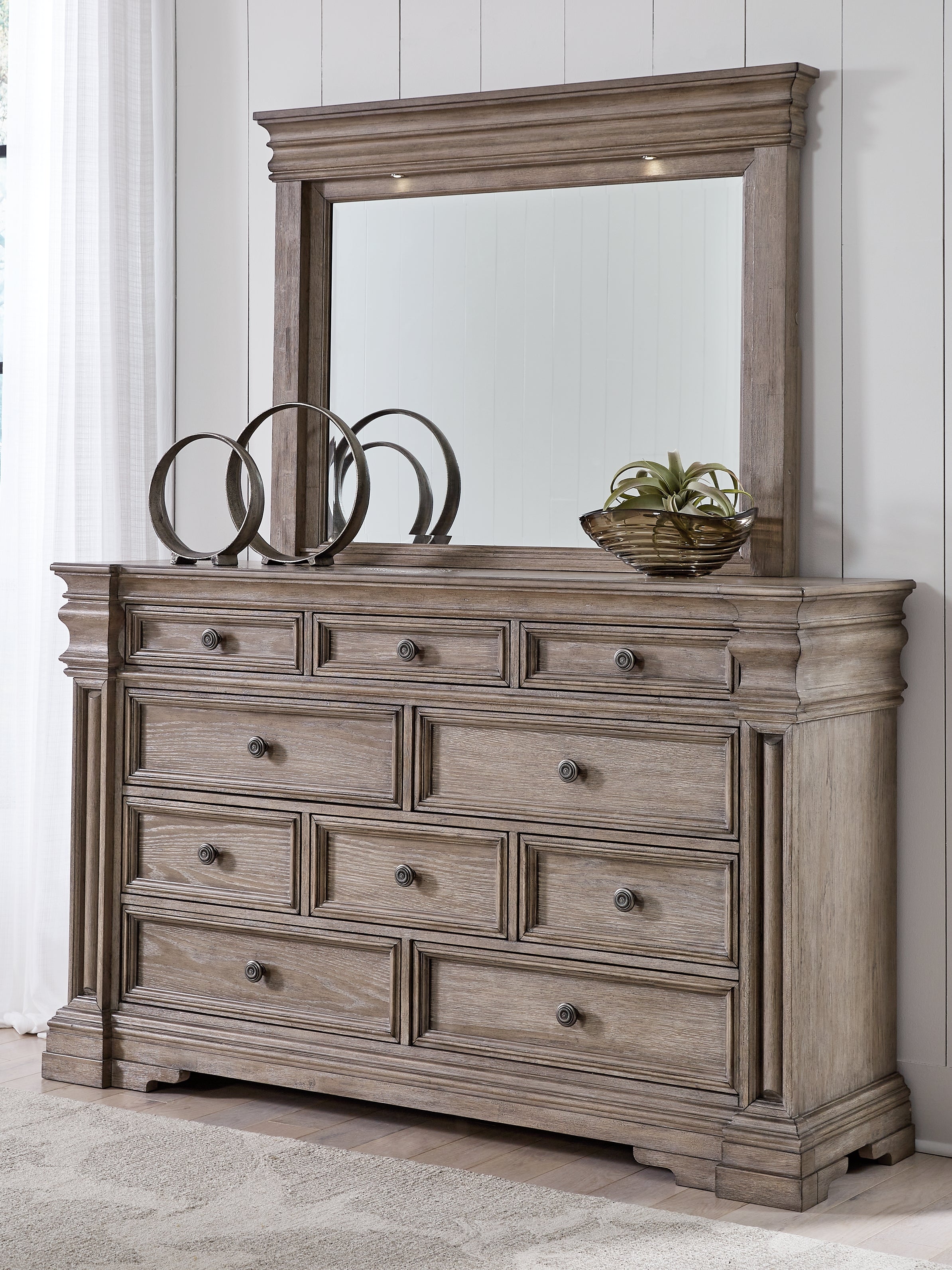 J&M Furniture - Ashley Furniture - Blairhurst Dresser and Mirror - Dresser and Mirror - B916B1