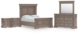 J&M Furniture - Ashley Furniture - Blairhurst Queen Panel Bed, Dresser, Mirror and 2 Nightstands - Queen Panel Bed, Dresser, Mirror and 2 Nightstands - B916B10
