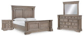 J&M Furniture - Ashley Furniture - Blairhurst King Panel Bed, Dresser, Mirror and Nightstand - King Panel Bed, Dresser, Mirror and Nightstand - B916B9