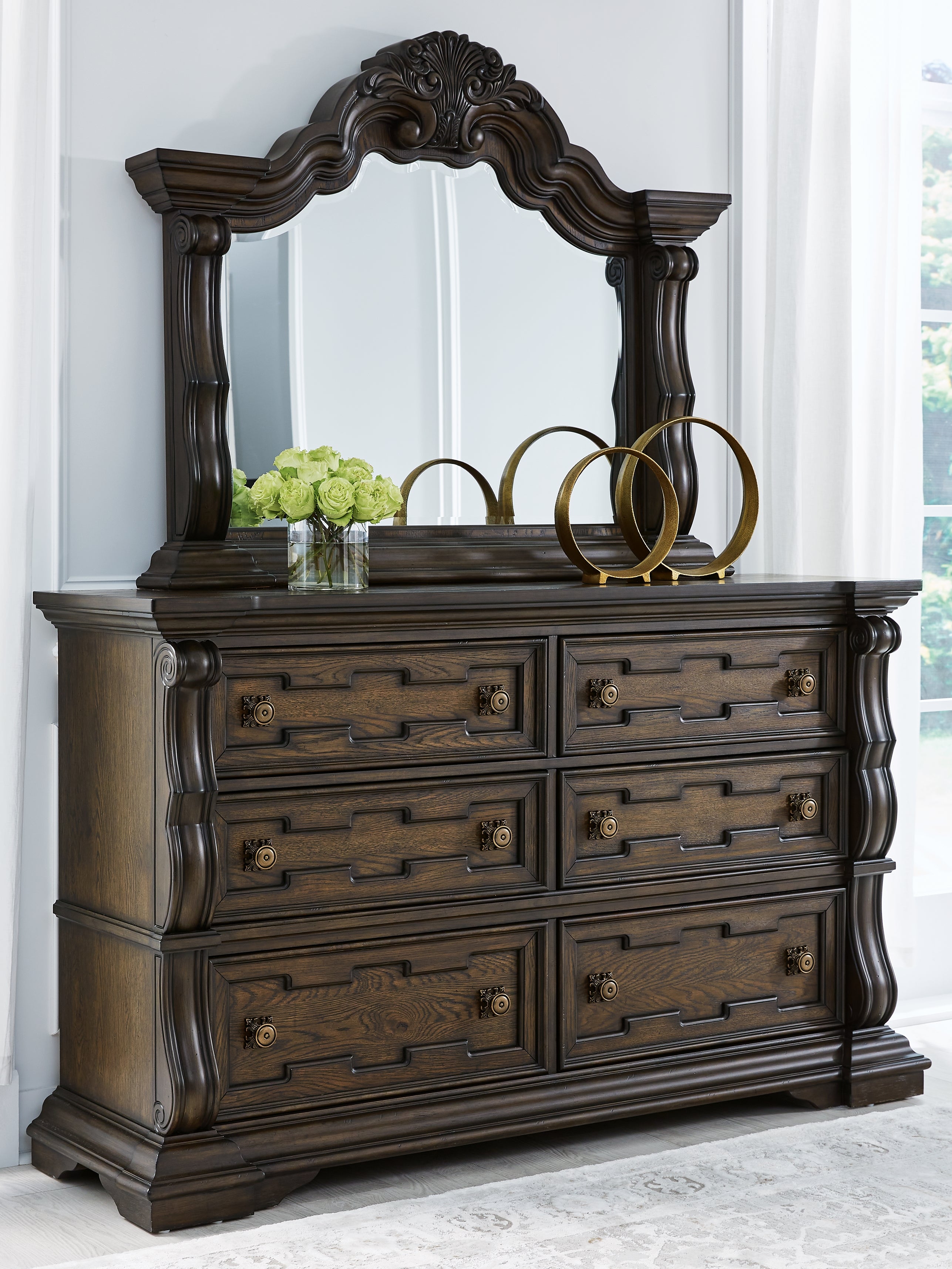J&M Furniture - Ashley Furniture - Maylee Dresser and Mirror - Dresser and Mirror - B947B1