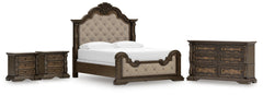 J&M Furniture - Ashley Furniture - Maylee King Upholstered Bed, Dresser and 2 Nightstands - King Upholstered Bed, Dresser and 2 Nightstands - B947B14