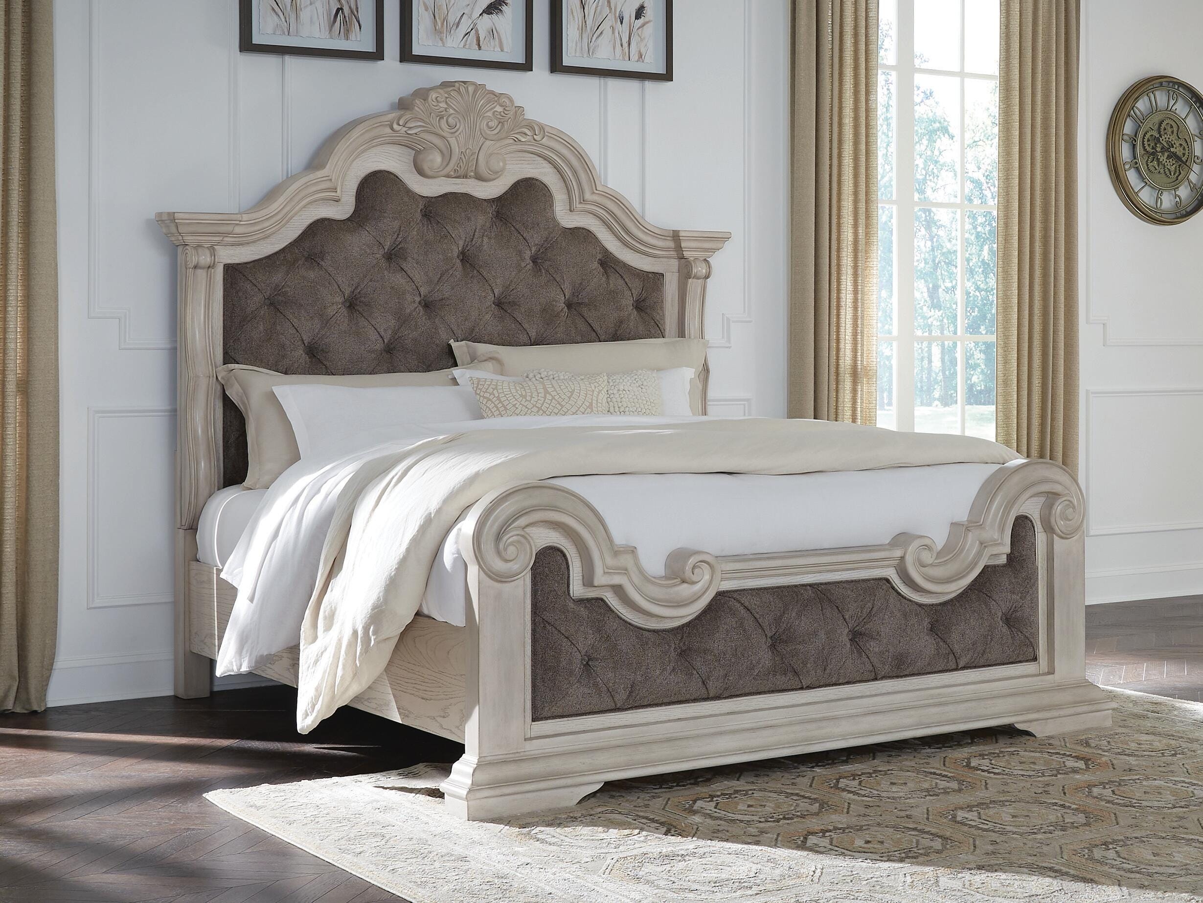 J&M Furniture - Ashley Furniture - Bruchandi California King Upholstered Panel Bed - California King Upholstered Panel Bed - PCB948B5
