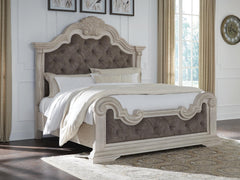 Bruchandi King Upholstered Panel Bed