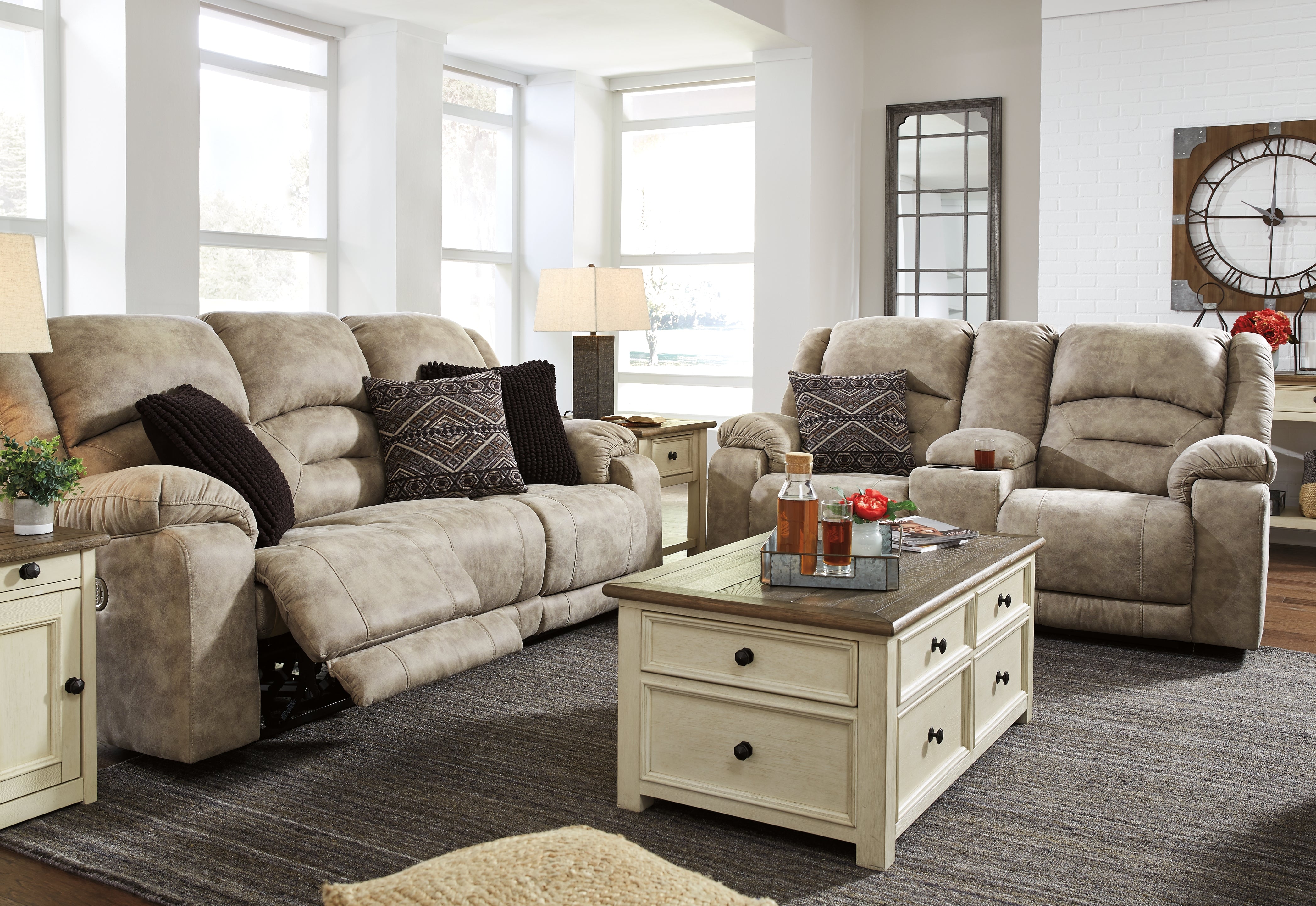 Bolanburg Chairside End Table with USB Ports & Outlets Ashley Furniture