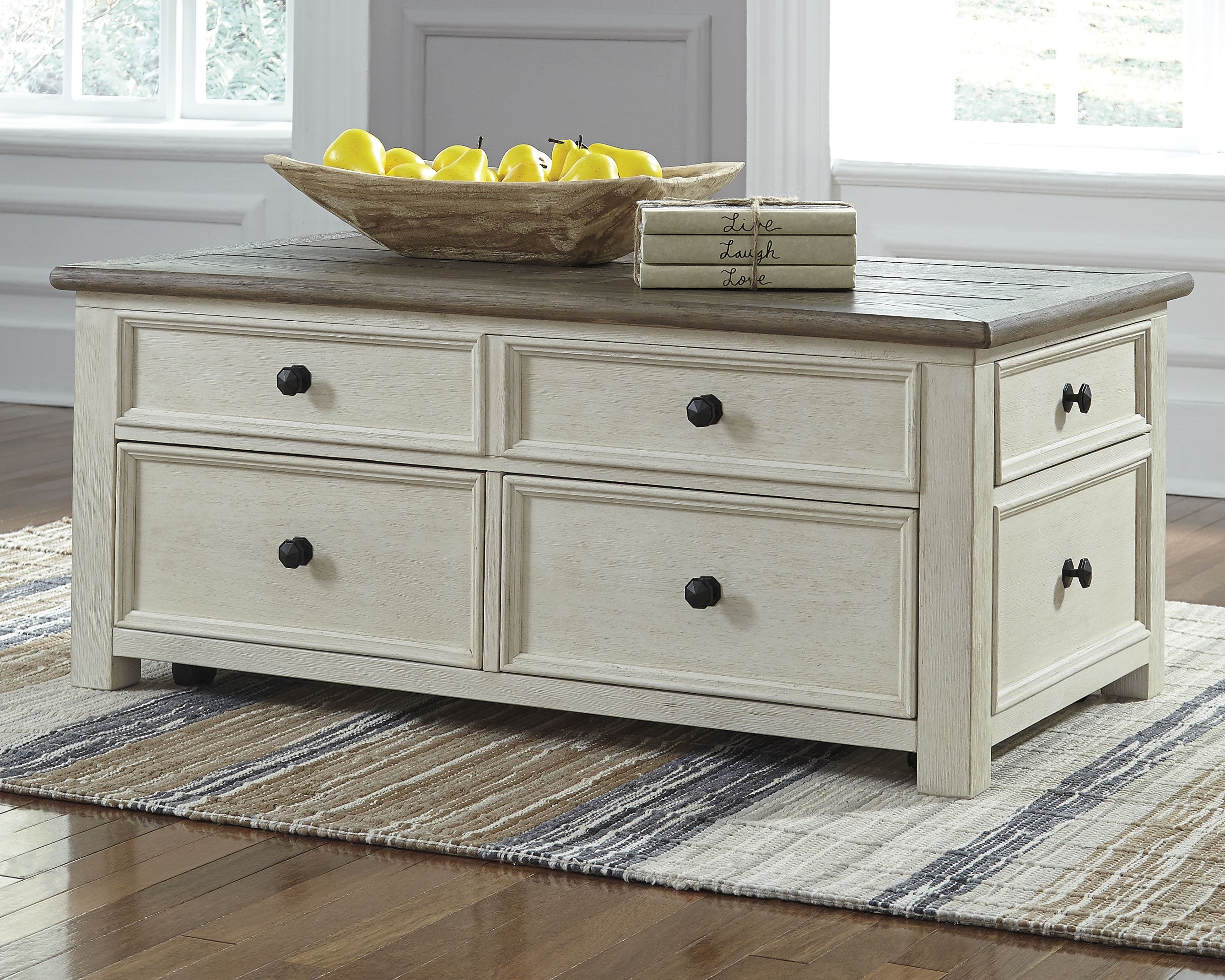 Bolanburg Coffee Table with Lift Top Ashley Furniture