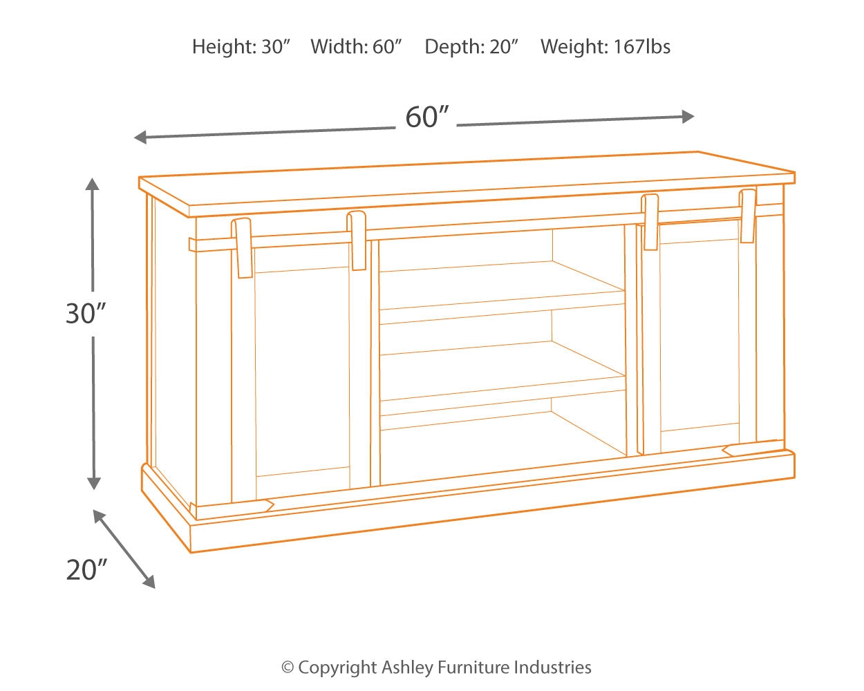 Budmore TV Stand Ashley Furniture