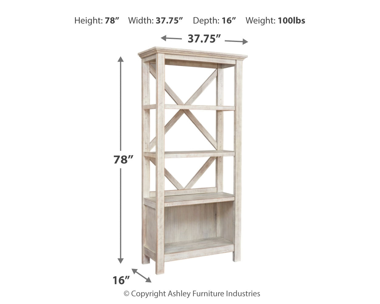 Carynhurst Bookcase Ashley Furniture