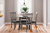 J&M Furniture - Ashley Furniture - Shullden Dining Table and 4 Chairs - Dining Table and 4 Chairs - D194D1