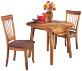 J&M Furniture - Ashley Furniture - Berringer Dining Table and 2 Chairs - Dining Table and 2 Chairs - D199D16