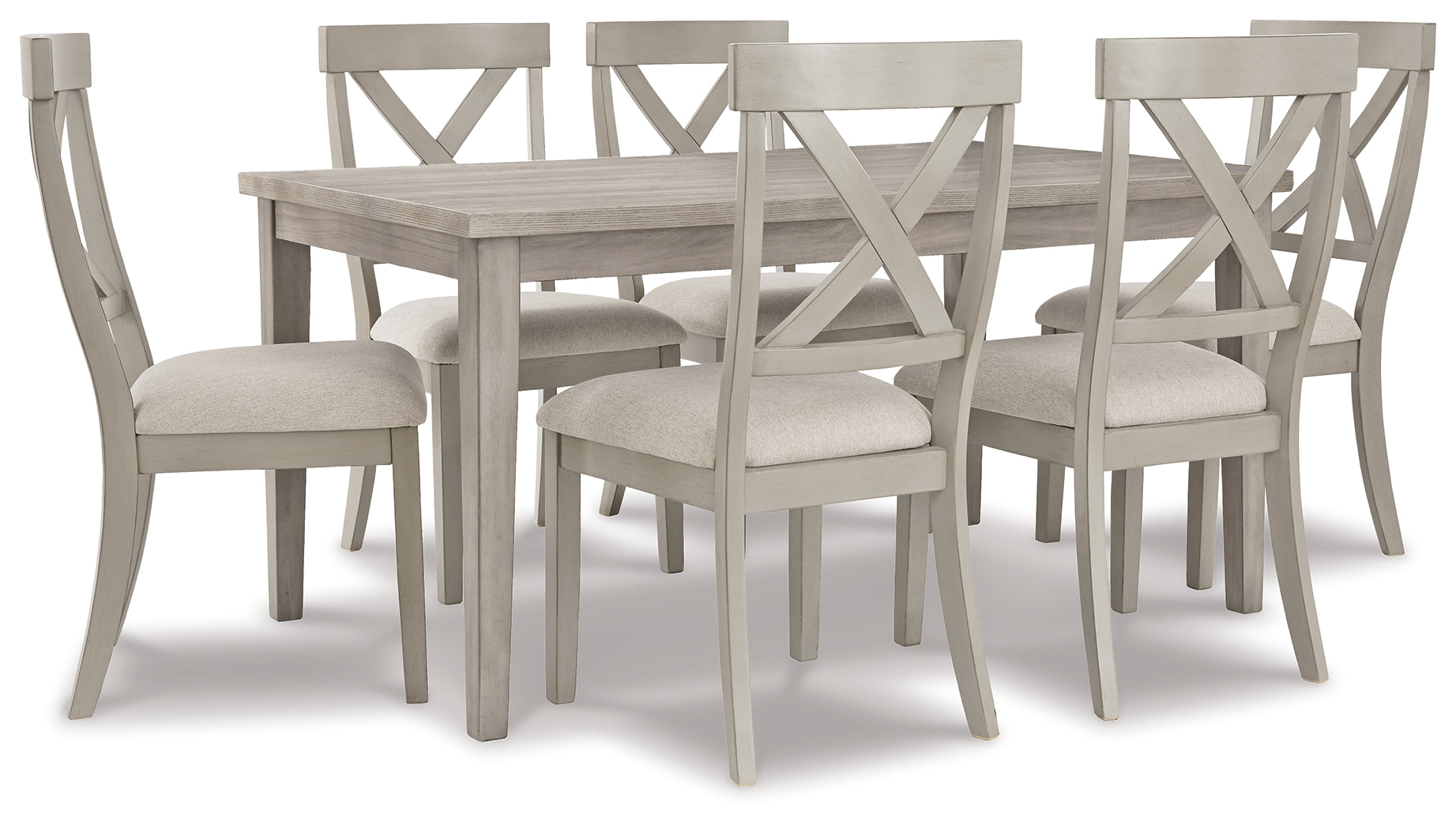 J&M Furniture - Ashley Furniture - Parellen Dining Table and 6 Chairs - Dining Table and 6 Chairs - D291D6