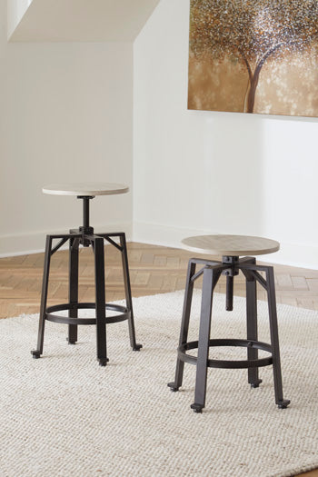 J&M Furniture - Ashley Furniture - Karisslyn Counter Height Stool (Set of 2) - Counter Height Stool (Set of 2) - D336-024X2