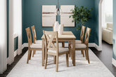 J&M Furniture - Ashley Furniture - Sanbriar Dining Table and Chairs (Set of 7) - RECT DRM Table Set (7/CN) - D393-425