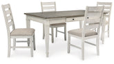 J&M Furniture - Ashley Furniture - Skempton Dining Table and 4 Chairs - Dining Table and 4 Chairs - D394D4