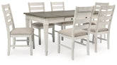 J&M Furniture - Ashley Furniture - Skempton Dining Table and 6 Chairs - Dining Table and 6 Chairs - D394D7