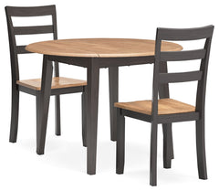J&M Furniture - Ashley Furniture - Gesthaven Dining Table and 2 Chairs - Dining Table and 2 Chairs - D396D4